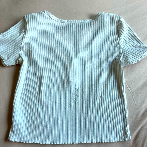American Eagle striped 4-button top size small - Picture 2 of 3